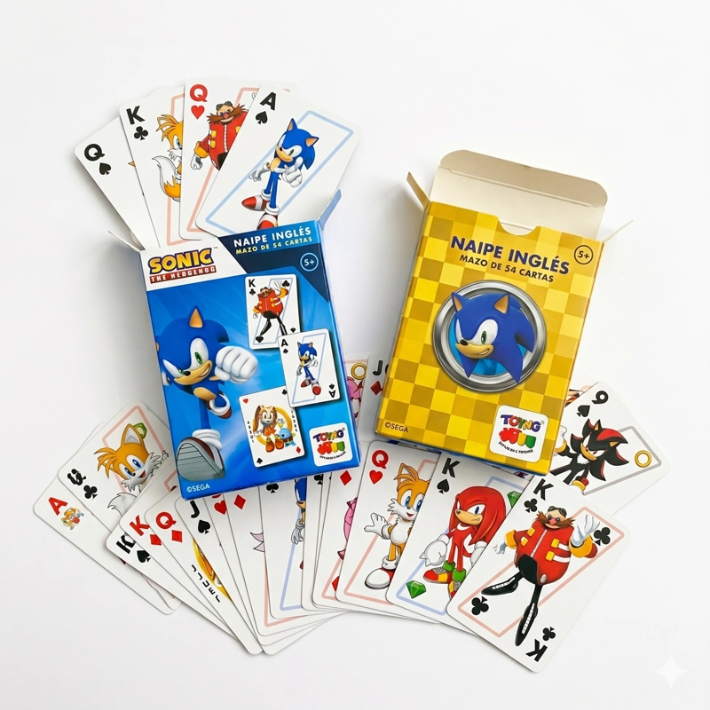 JUEGO DE MESA NAIPE INGLE S - SONIC - 3