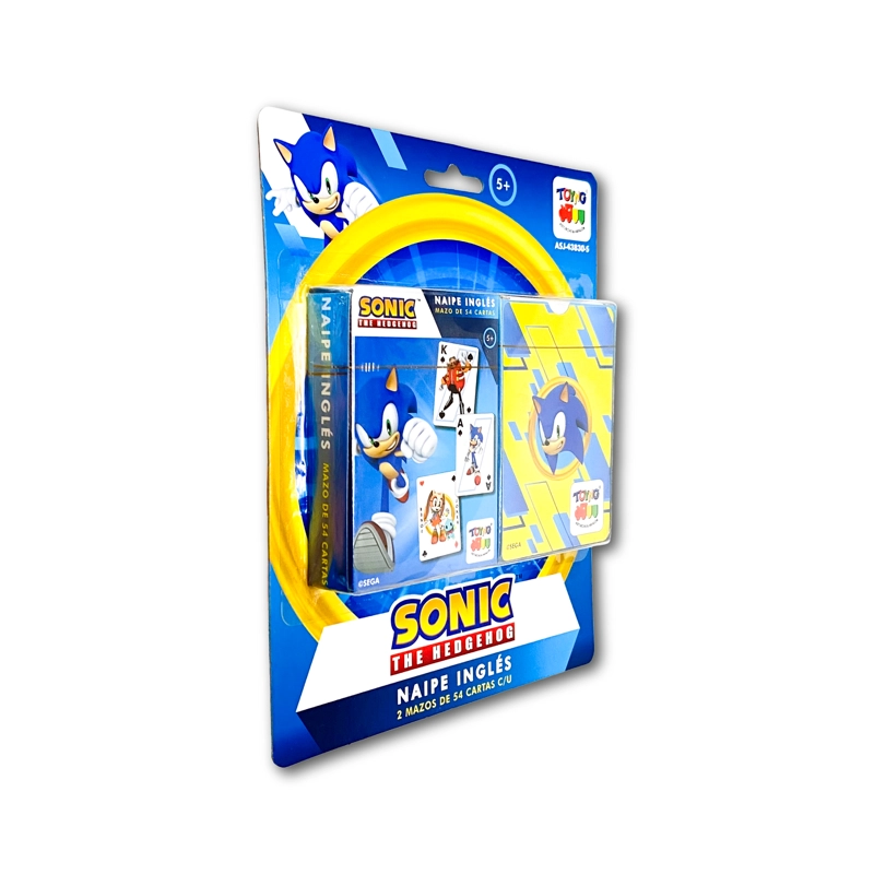 JUEGO DE MESA NAIPE INGLE S - SONIC - 5