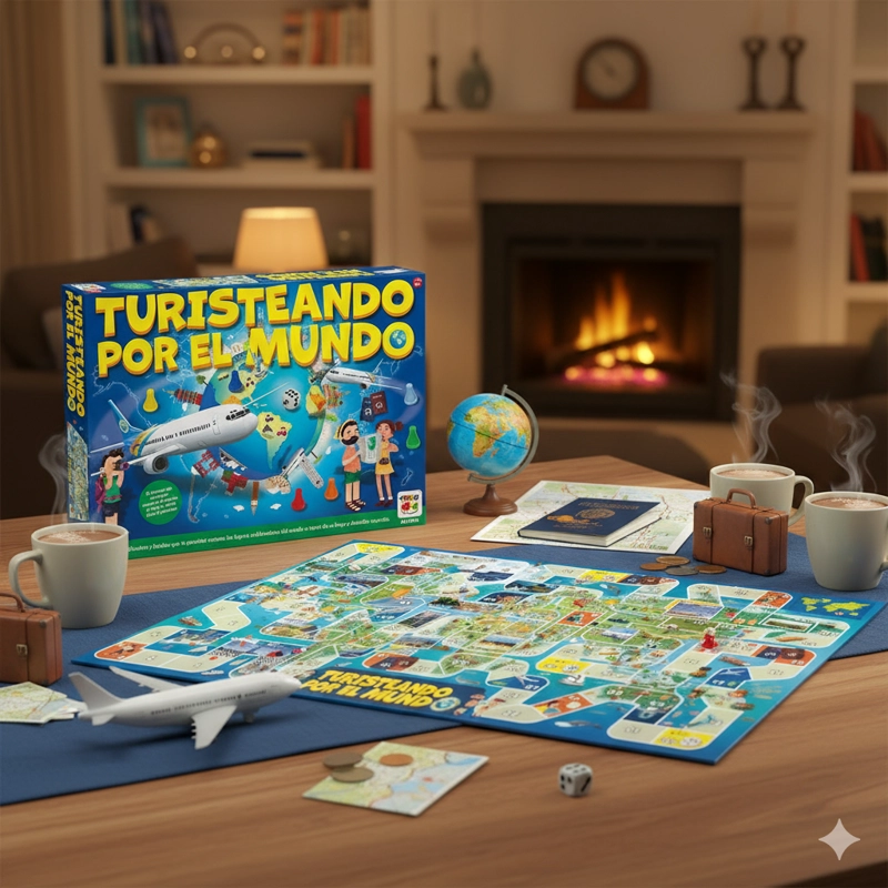 JUEGO DE MESA TURISTEANDO MUNDO - TOYNG - 6