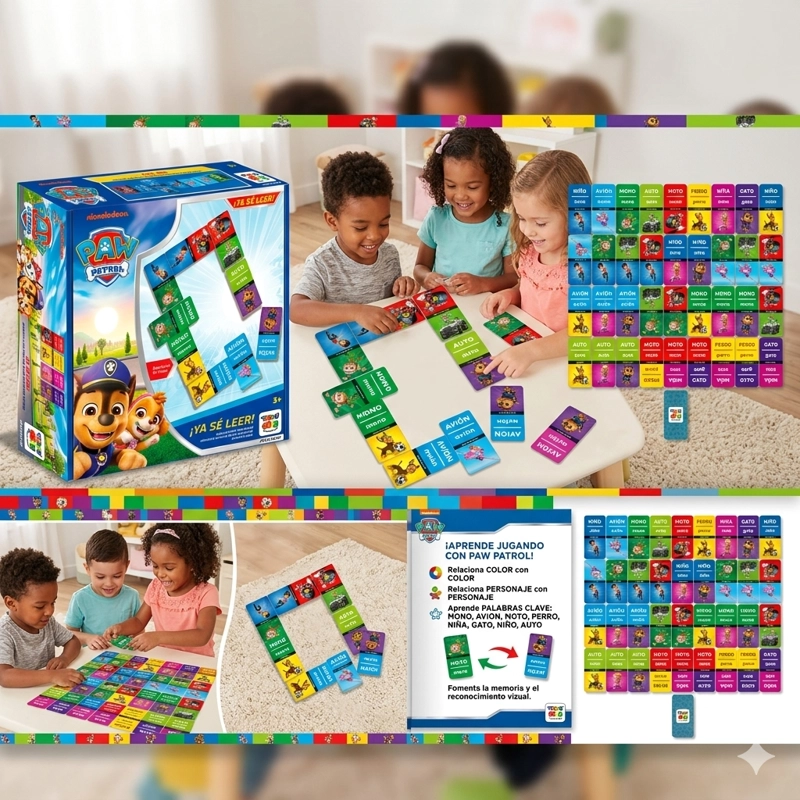 JUEGO DE MESA YA SE LEER - PAW PATROL - 4