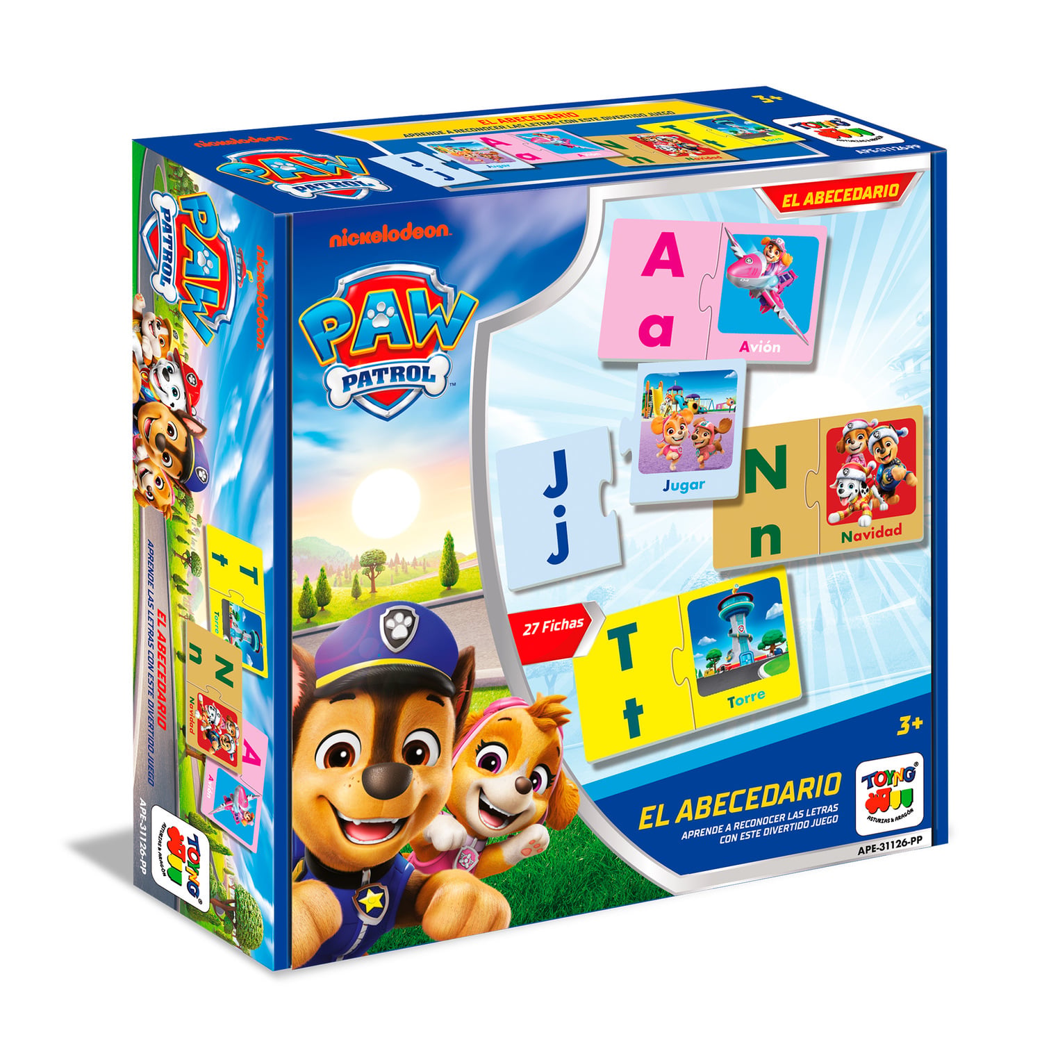 JUEGO DE MESA ABECEDARIO - PAW PATROL - 4