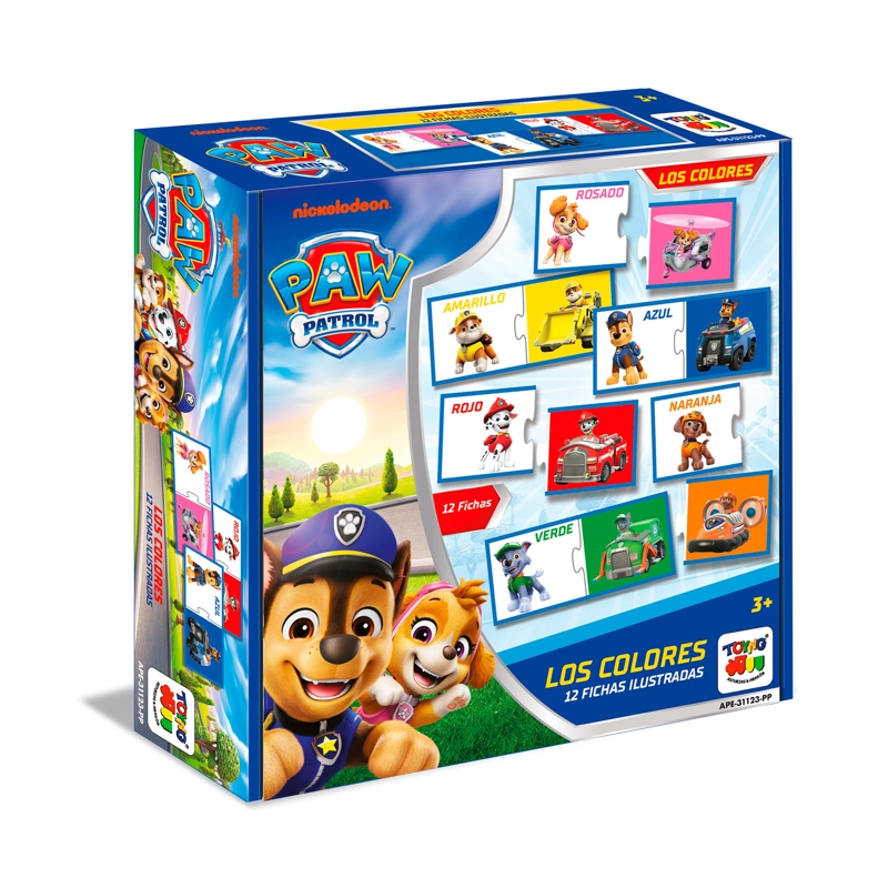 JUEGO DE MESA LOS COLORES - PAW PATROL - 4