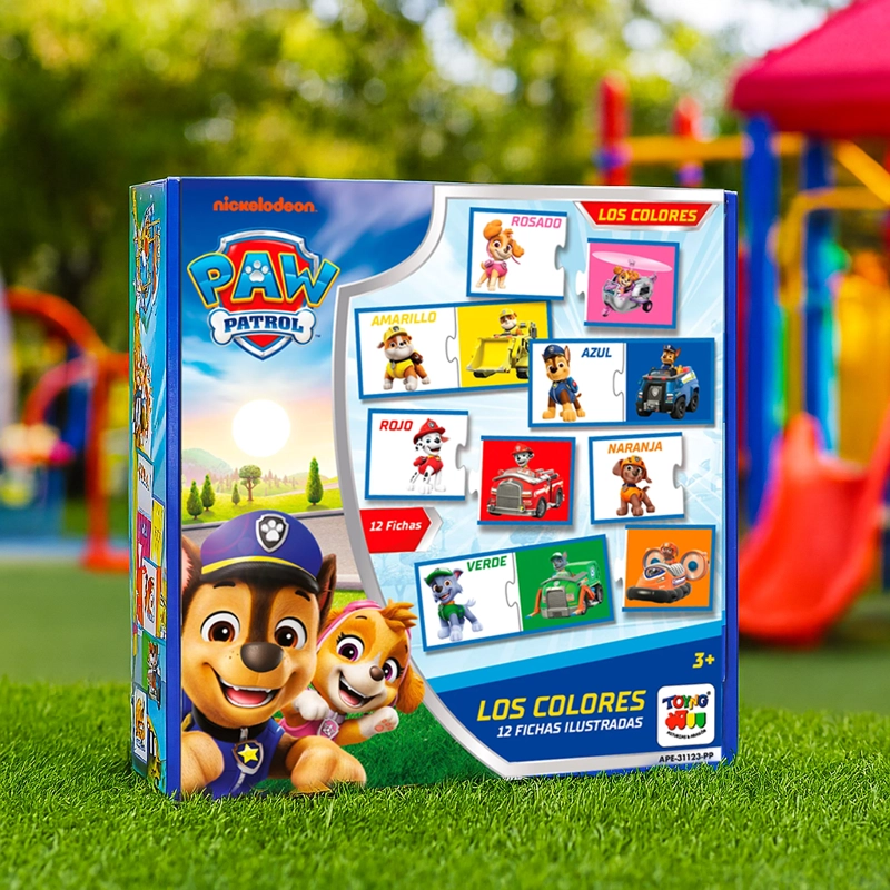 JUEGO DE MESA LOS COLORES - PAW PATROL - 5