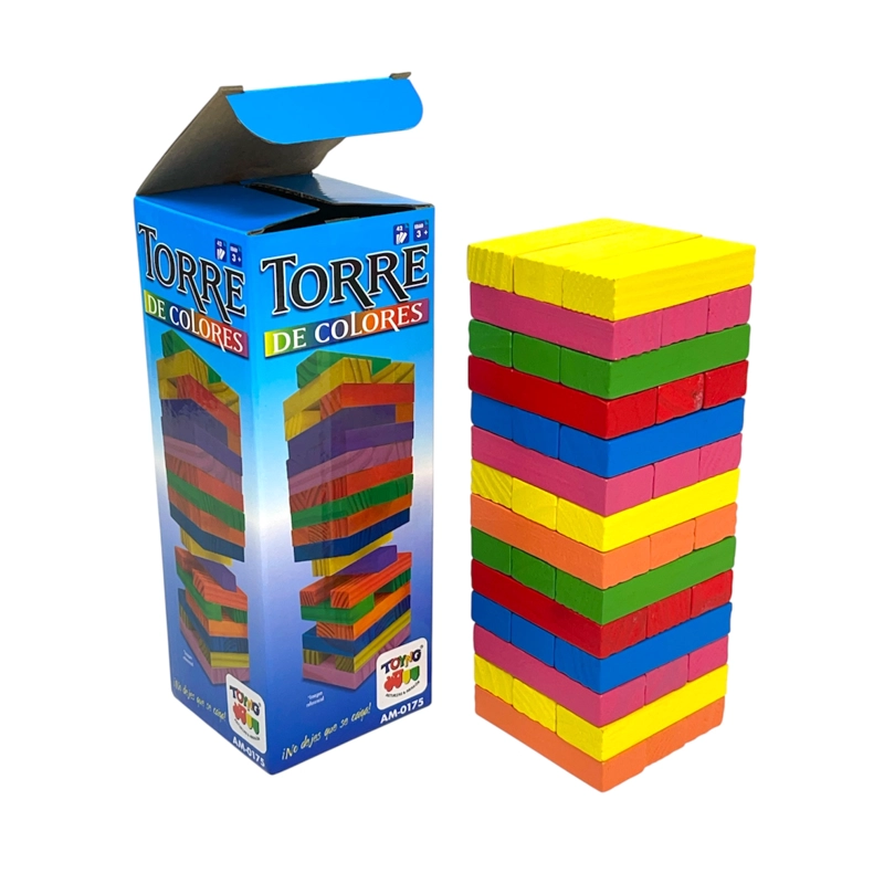 JUEGO DE MESA TORRE COLOR CHICA - TOYNG - 1