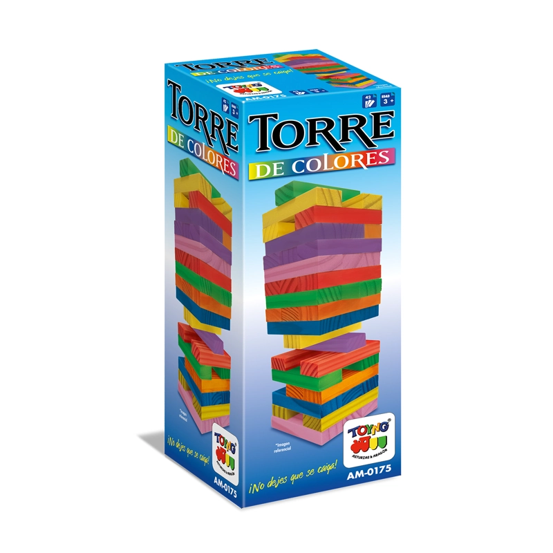 JUEGO DE MESA TORRE COLOR CHICA - TOYNG - 2