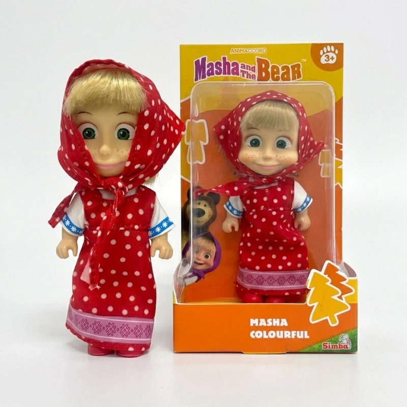 JUGUETE MUÑECA MASHA VESTIDO ROJO - MASHA Y EL OSO - 1