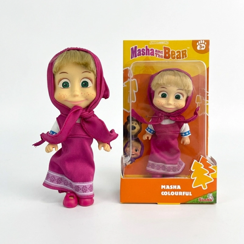 JUGUETE MUÑECA MASHA VESTIDO LILA - MASHA Y EL OSO - 1