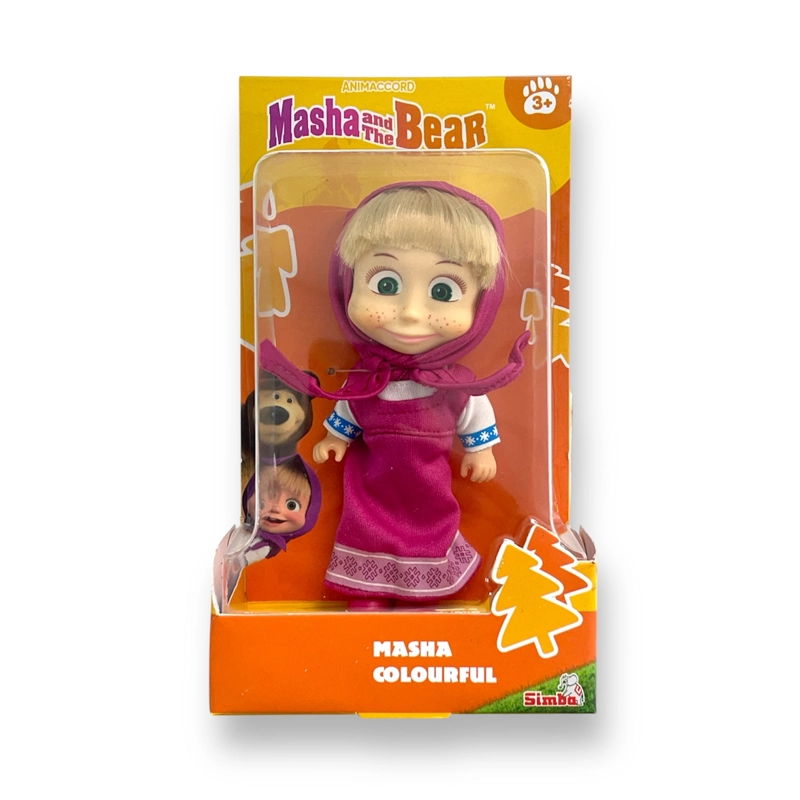 JUGUETE MUÑECA MASHA VESTIDO LILA - MASHA Y EL OSO - 4