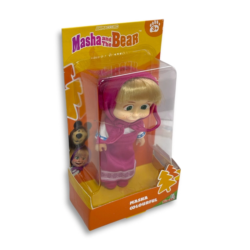 JUGUETE MUÑECA MASHA VESTIDO LILA - MASHA Y EL OSO - 5