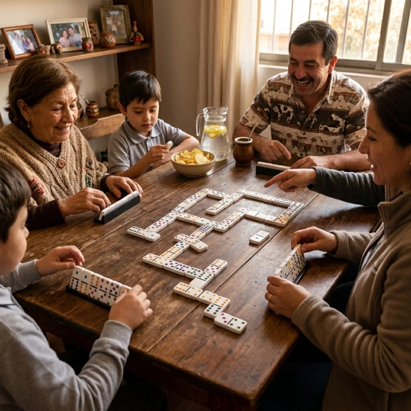 JUEGO DE MESA DOMINO 12 CAJA METALICA - TOYNG - 3