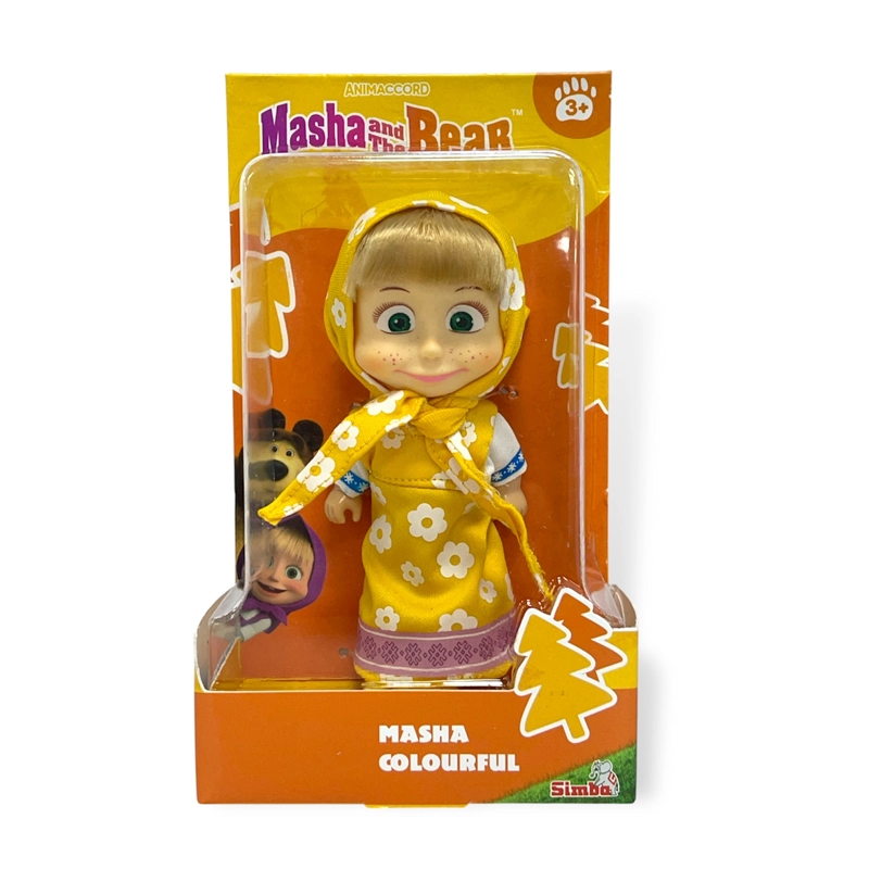 JUGUETE MUÑECA MASHA VESTIDO AMARILLO - MASHA Y EL OSO - 2