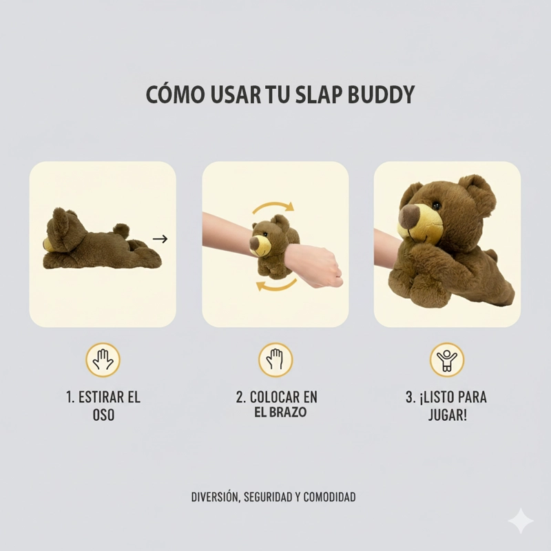 PELUCHE SLAP-BUDDY 20 CM OSITO - TOYNG - 5