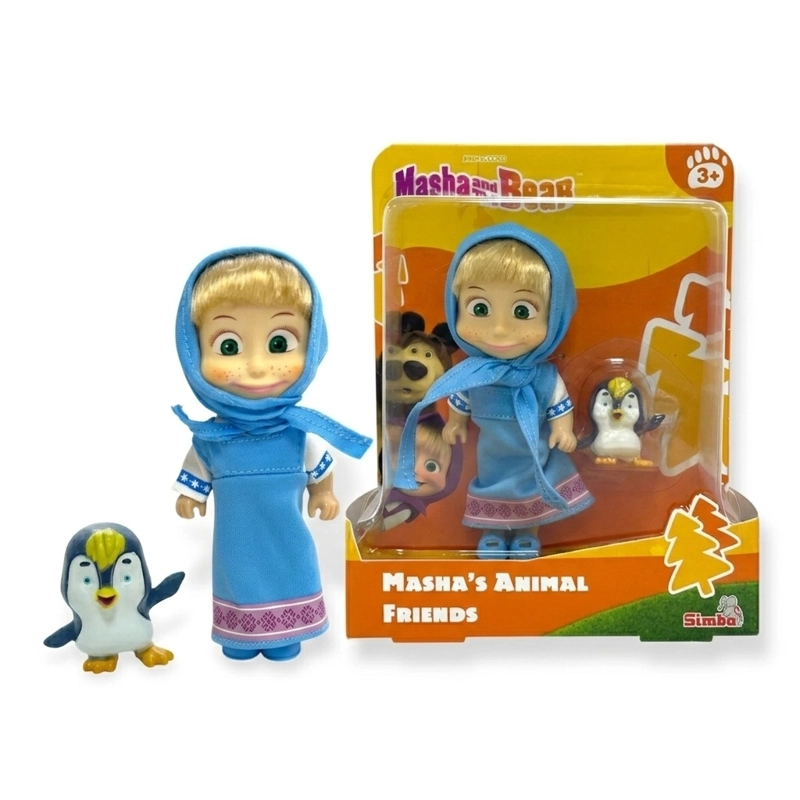 JUGUETE MASHA Y SUS AMIGOS EL PINGÜINO - MASHA Y EL OSO - 1