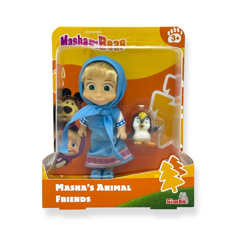 JUGUETE MASHA Y SUS AMIGOS EL PINGÜINO - MASHA Y EL OSO - 2