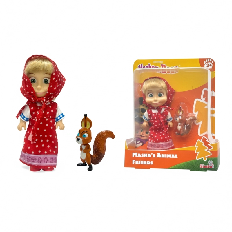 JUGUETE MASHA Y SUS AMIGOS LA ARDILLA - MASHA Y EL OSO - 2
