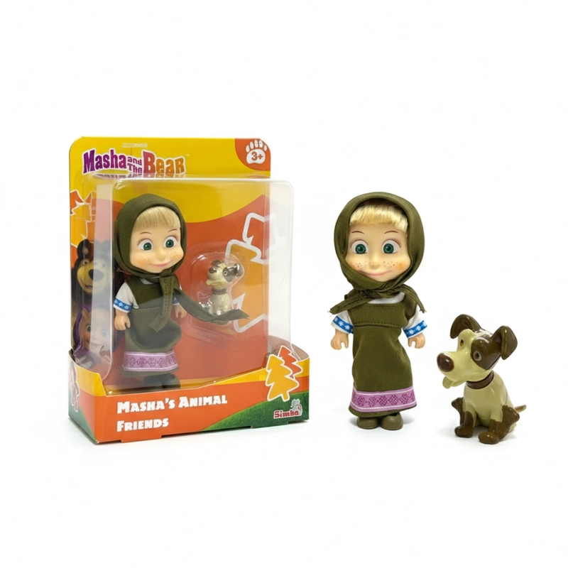 JUGUETE MASHA Y SUS AMIGOS EL PERRO - MASHA Y EL OSO - 1