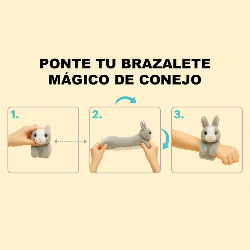 PELUCHE SLAP-BUDDY 20 CM CONEJO - TOYNG - 4