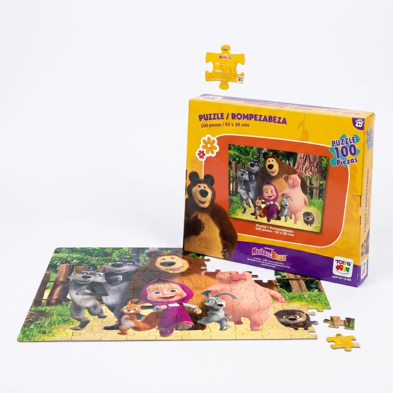 PUZZLE 100 PIEZAS - MASHA Y EL OSO - 1