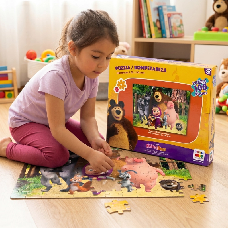 PUZZLE 100 PIEZAS - MASHA Y EL OSO - 2