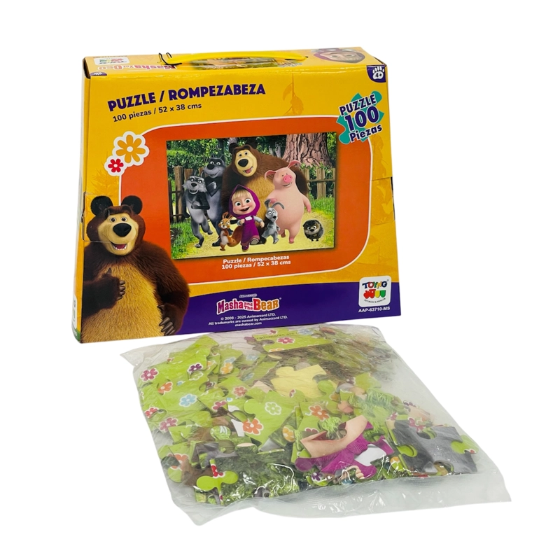 PUZZLE 100 PIEZAS - MASHA Y EL OSO - 4
