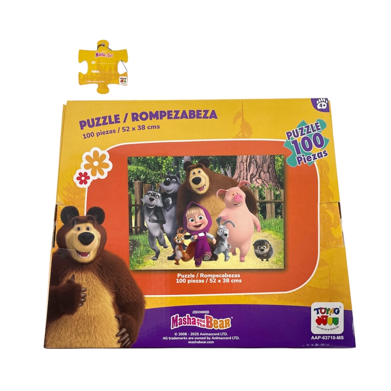 PUZZLE 100 PIEZAS - MASHA Y EL OSO - 5