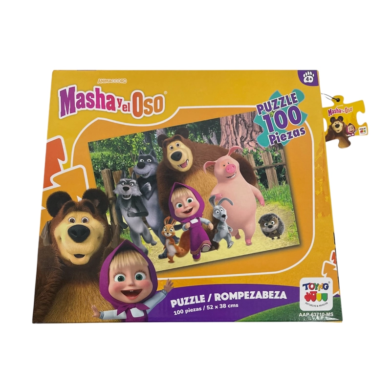 PUZZLE 100 PIEZAS - MASHA Y EL OSO - 6