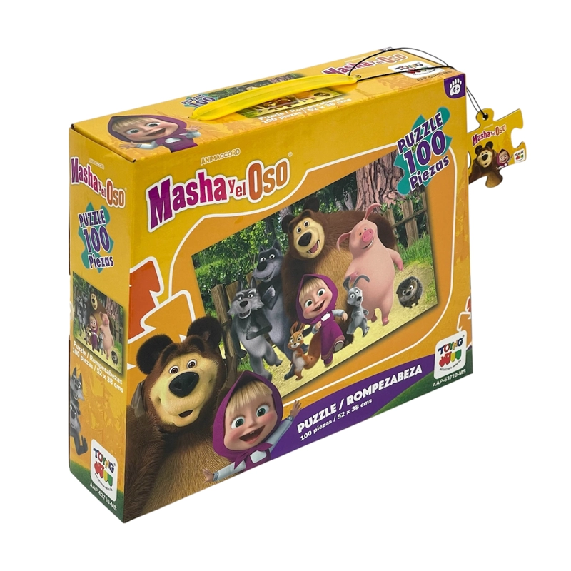 PUZZLE 100 PIEZAS - MASHA Y EL OSO - 7