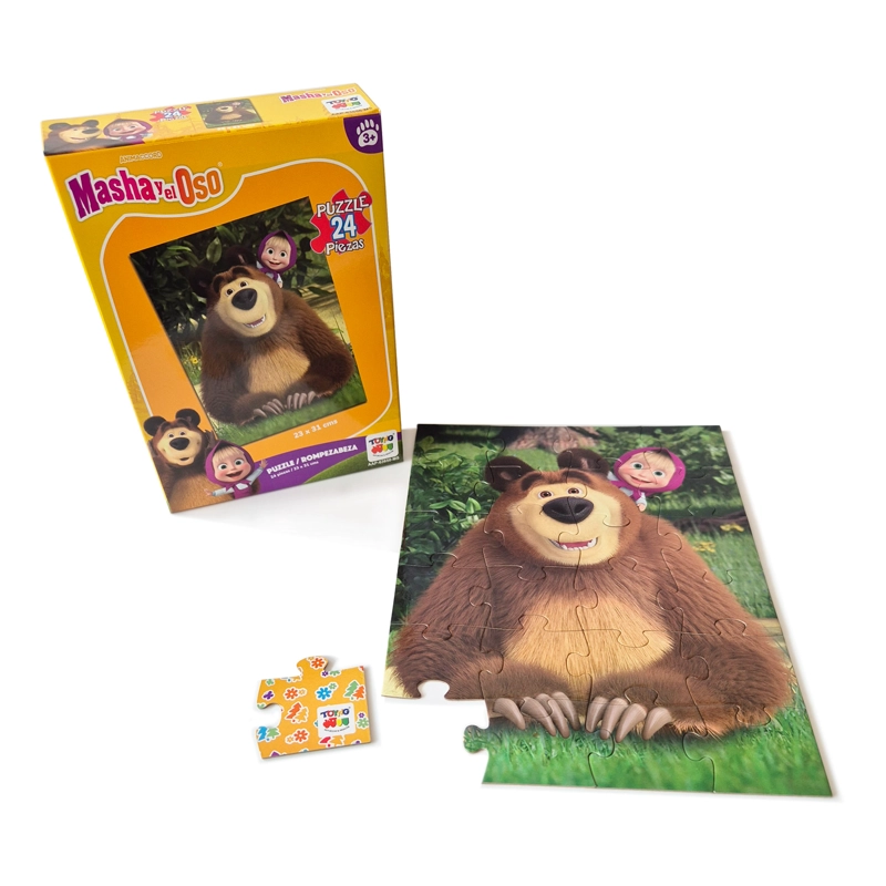 PUZZLE 24 PIEZAS - MASHA Y EL OSO - 1