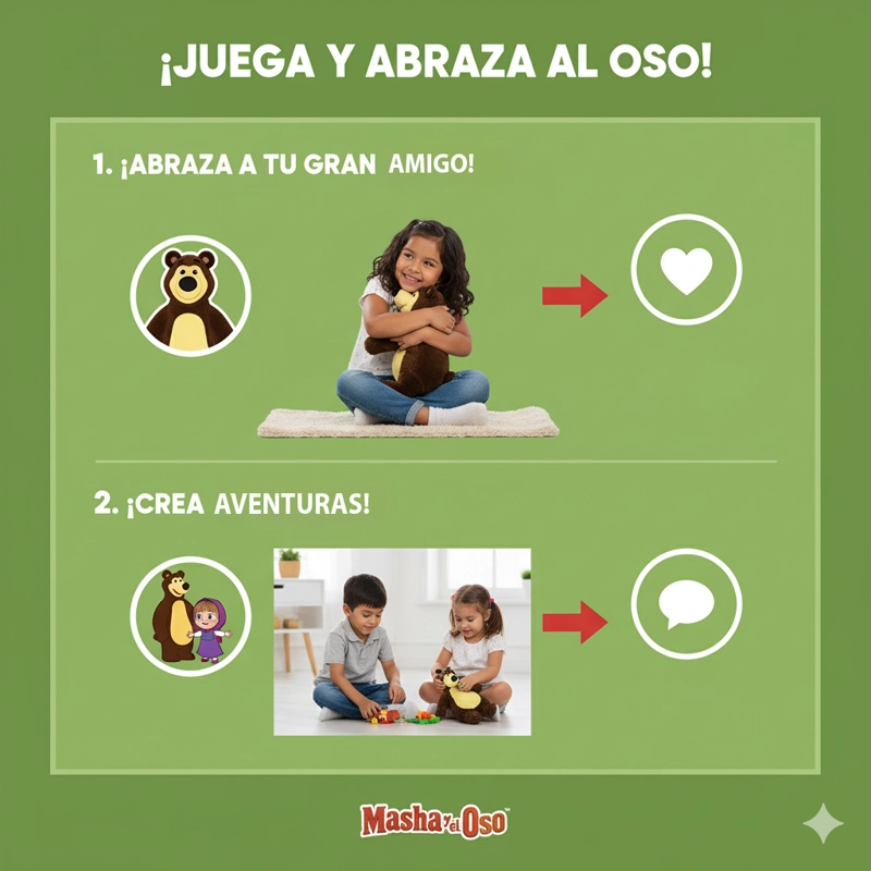PELUCHE OSO - MASHA Y EL OSO - 7
