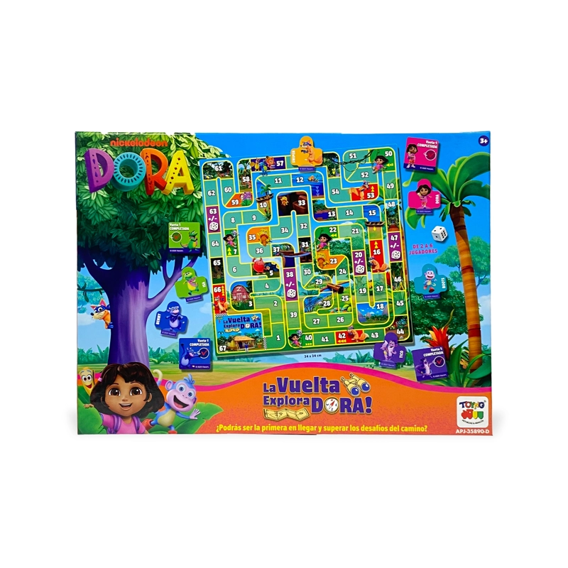 JUEGO DE MESA LA VUELTA EXPLORA DORA - DORA LA EXPLORADORA - 2