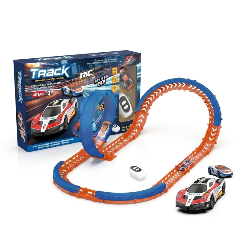 JUGUETE PISTA DE AUTOS DE 41 PIEZAS CON CONTROL  - TOYNG - 1