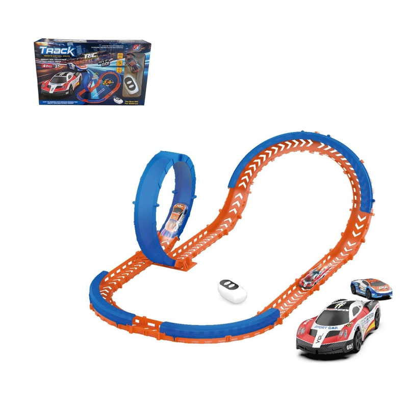 JUGUETE PISTA DE AUTOS DE 41 PIEZAS CON CONTROL  - TOYNG - 7
