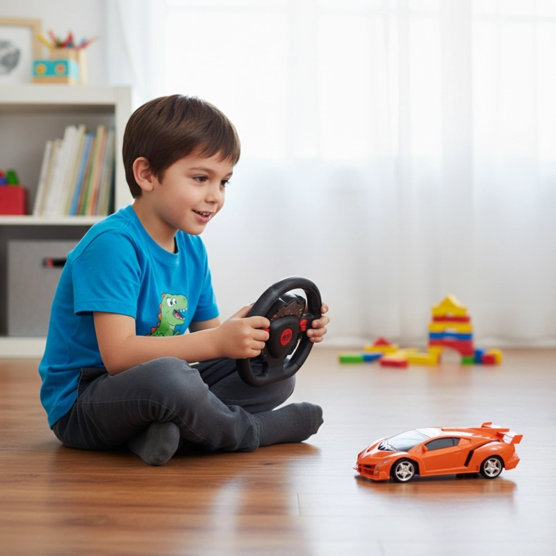 JUGUETE AUTO CON MANUBRIO  R/C - TOYNG - 7