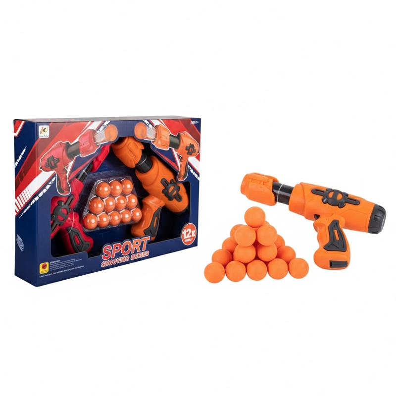 JUGUETE SET 2 LANZADORES Y 12 PELOTAS  - TOYNG - 3