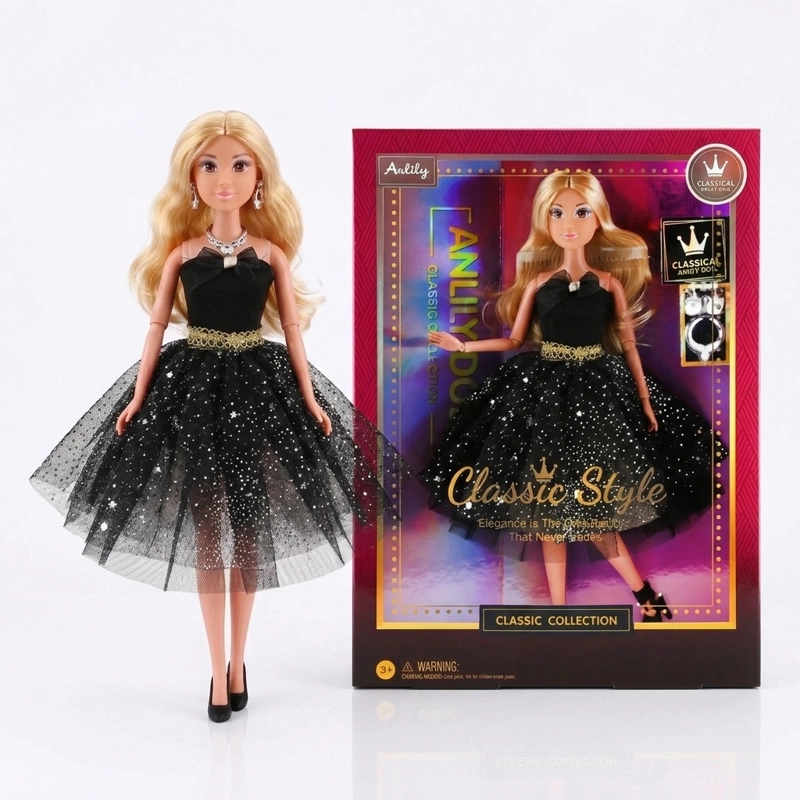 JUGUETE MUÑECA VESTIDO NEGRO - TOYNG - 1