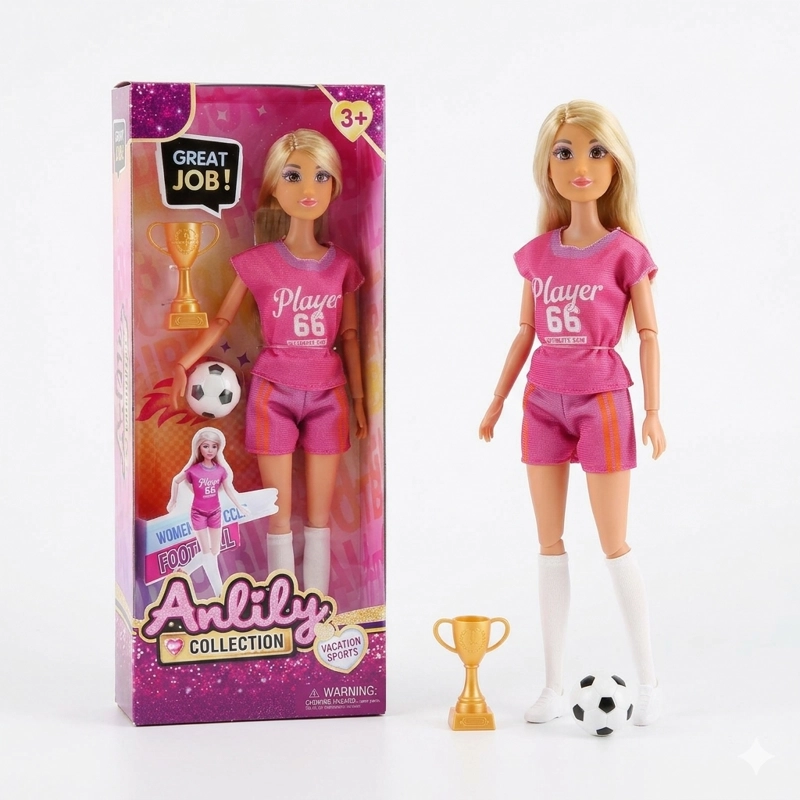 JUGUETE MUÑECA DEPORTE FUTBOL - TOYNG - 1