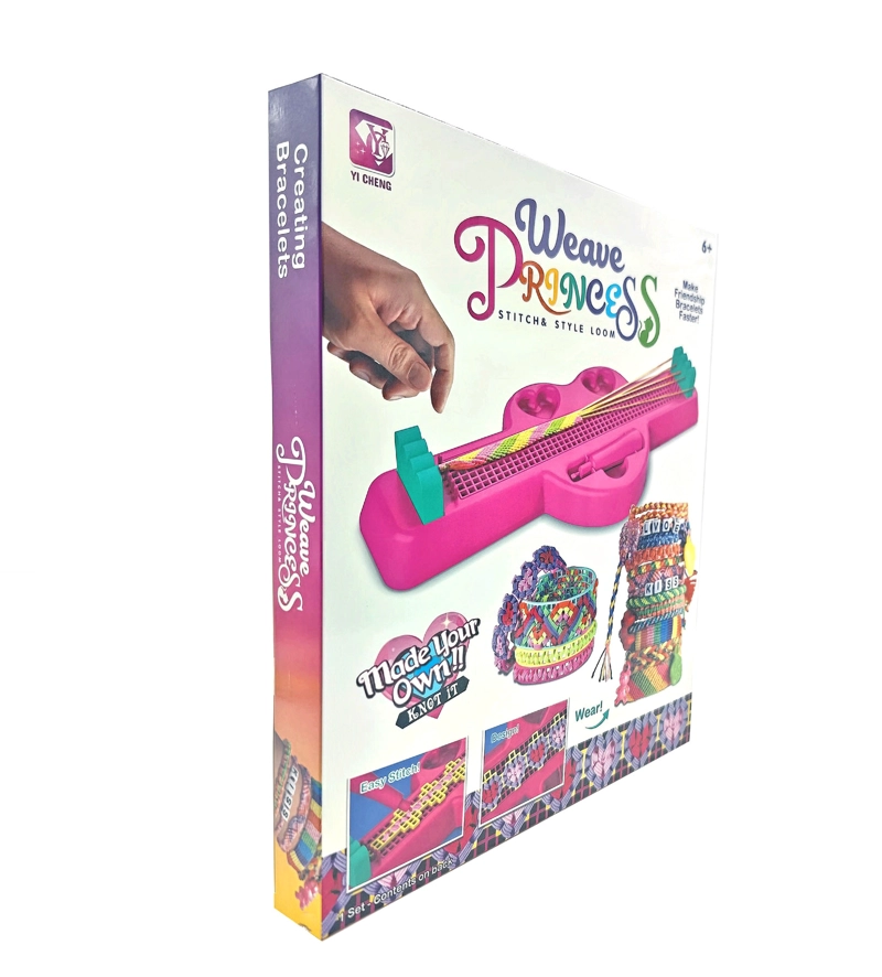 JUEGO MANUAL DE HILOS PARA CREAR BRAZALETES – TOYNG - 4