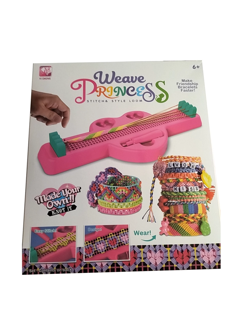 JUEGO MANUAL DE HILOS PARA CREAR BRAZALETES – TOYNG - 5