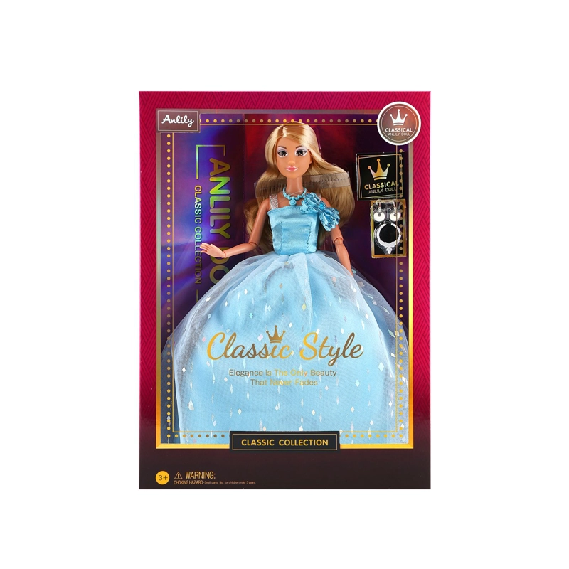 JUGUETE MUÑECA VESTIDO CELESTE - TOYNG - 5