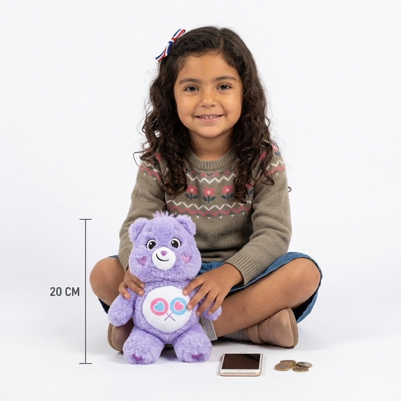 PELUCHE GENEROSITA MORADO 20 CM - OSITOS CARIÑOSITOS - 6