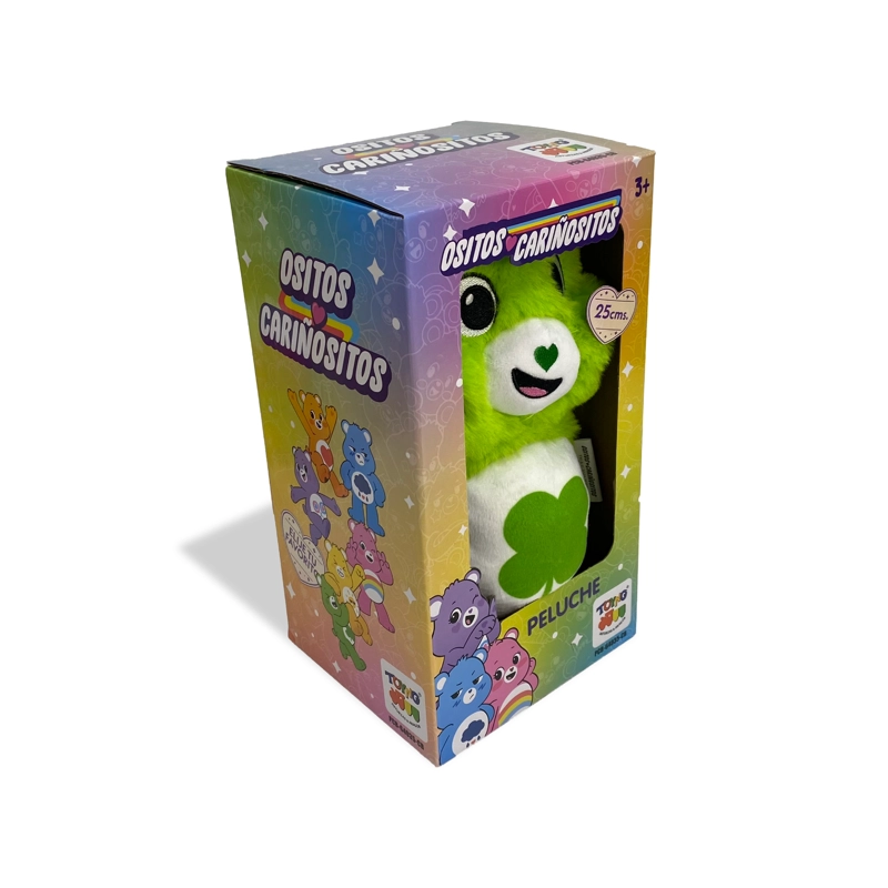 PELUCHE REVOLTOSITO VERDE 25 CM EN CAJA - OSITOS CARIÑOSITOS - 4