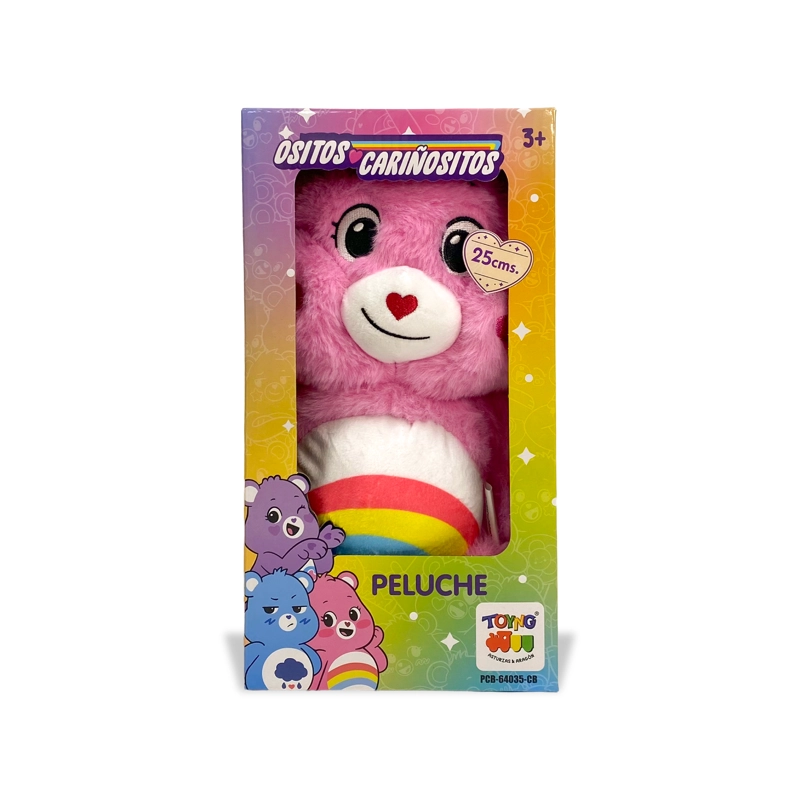 PELUCHE ALEGROSITA ROSADO 25 CM EN CAJA - OSITOS CARIÑOSITOS - 2