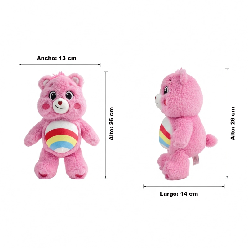 PELUCHE ALEGROSITA ROSADO 25 CM EN CAJA - OSITOS CARIÑOSITOS - 6
