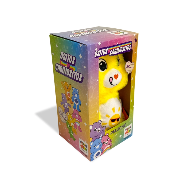 PELUCHE DIVERTOSITO AMARILLO 25CM EN CAJA - OSITOS CARIÑOSITOS - 3