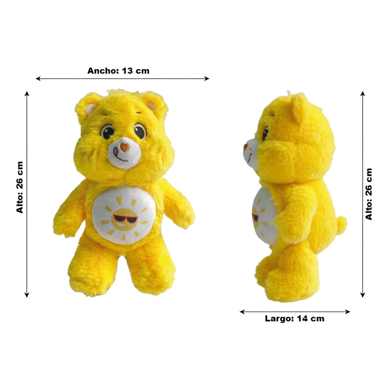 PELUCHE DIVERTOSITO AMARILLO 25CM EN CAJA - OSITOS CARIÑOSITOS - 6
