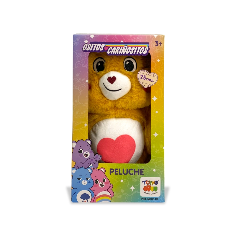 PELUCHE TIERNOSITO NARANJA 25CM EN CAJA - OSITOS CARIÑOSITOS - 2