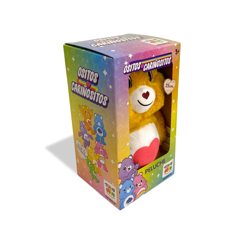 PELUCHE TIERNOSITO NARANJA 25CM EN CAJA - OSITOS CARIÑOSITOS - 5