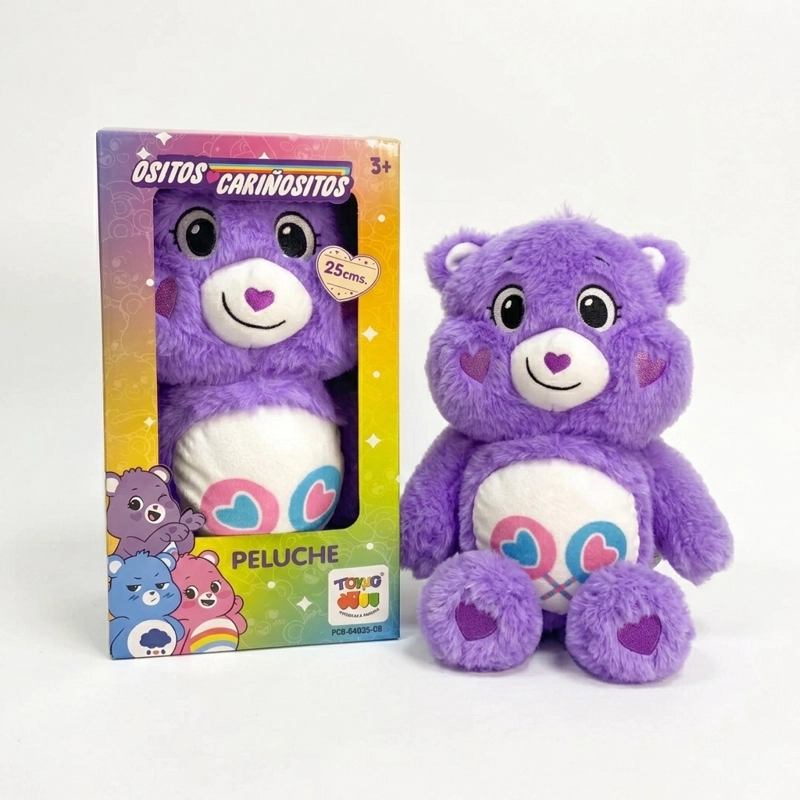 PELUCHE GENEROSITA MORADO 25 CM EN CAJA - OSITOS CARIÑOSITOS - 1