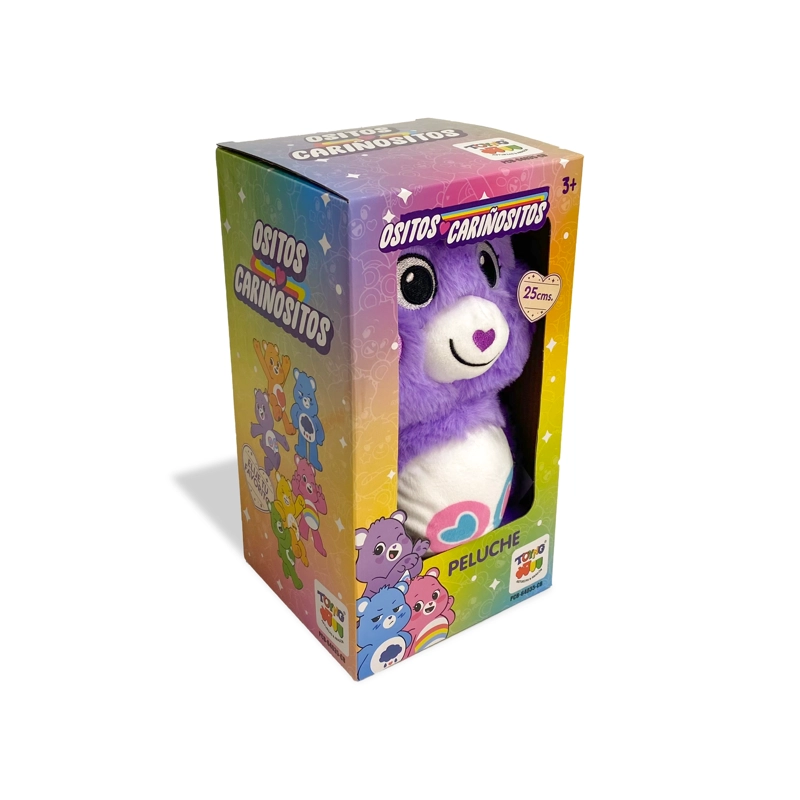 PELUCHE GENEROSITA MORADO 25 CM EN CAJA - OSITOS CARIÑOSITOS - 4