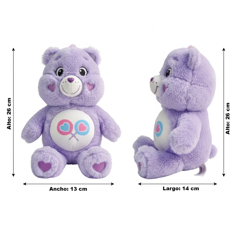 PELUCHE GENEROSITA MORADO 25 CM EN CAJA - OSITOS CARIÑOSITOS - 6